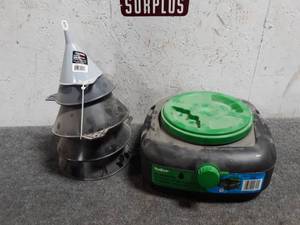 lot 88 image: Funnels and Oil Drain Pan (S38)
