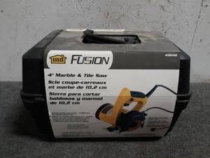 lot 92 image: MD Fusion 4 TileMarble Saw - 115V (S38)