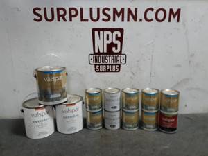 lot 104 image: 3 Gallons  10 Quarts Valspar Paint (S38)