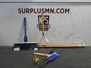 lot 108 image: Large Lot of Drywall Tools, Handles and More (S39)