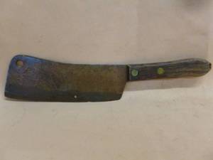 lot 36 image: Vintage Cleaver Knife
