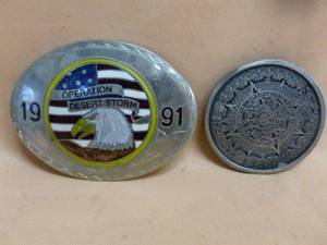 lot 78 image: Belt Buckles