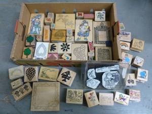 lot 109 image: Wooden Stampers