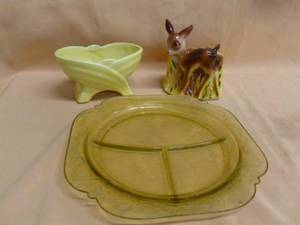 lot 132 image: Depression Glass