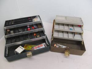 lot 3 image: tackle boxes, tackle