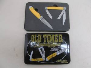 lot 53 image: Schrade Old Timer Limited Edition knife set