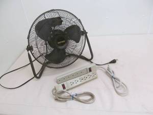 lot 98 image: Patton fan, power strips
