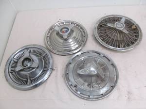 lot 119 image: vintage hub caps