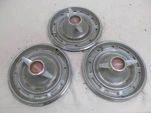 lot 120 image: vintage hub caps
