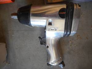 lot 27 image: Air Ratchet, Cement Trowels, etc Lot