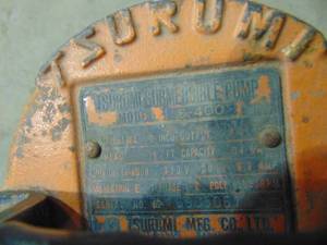lot 70 image: Tsurumi Submersible Water Pump