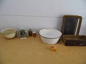 Antiques - Enamelware - Chalkboard