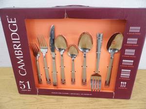 51 Pc Cambridge Flatware Set