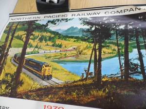 Lot of 2 Northern Pacific Calendars