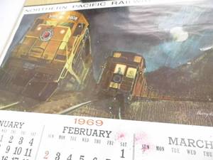Lot of 2 Northern Pacific Calendars