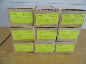 Lot of 9 Boxes  NFL Collector Cards