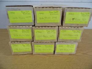 Lot of 9 Boxes  NFL Collector Cards