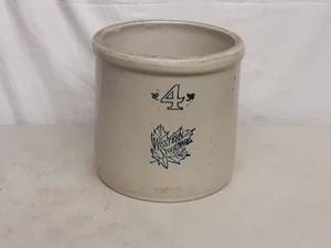 lot 3 image: 4 Gallon Western Stoneware Crock