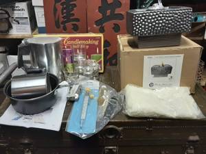 lot 46 image: Candle Making Kit, Pacific Decor Flame Pot
