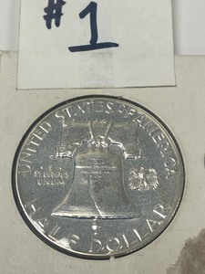 lot 1 image: 1962 Proof Franklin Half