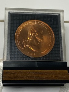 lot 3 image: (3) Bronze Presidential Medals