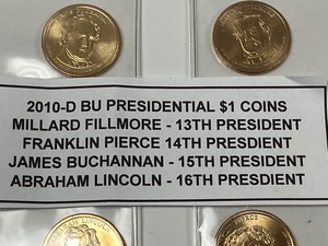 lot 12 image: 2010-D Presidential $1 Coins