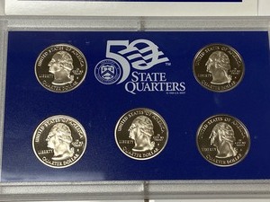 lot 32 image: 2003 U.S. Mint Silver Proof Set