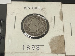 lot 35 image: Lot Of (6) Liberty V-Nickels