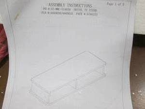 lot 30 image: Swivel TV Stand open box Retail $ 7...