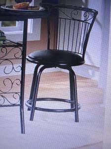 lot 33 image: Scroll Bistro Chairs (2) open box R...