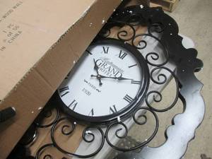 lot 37 image: Grand Hotel Wall Clock open box Ret...