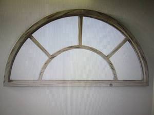 lot 39 image: Half Moon Mirror open box Retail $1...
