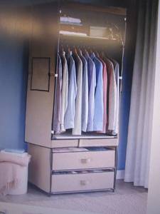 lot 45 image: 2 Door 2 Drawer Wardrobe open box R...