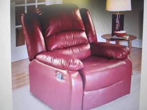 lot 51 image: Overstuffed Recliner open box Retai...