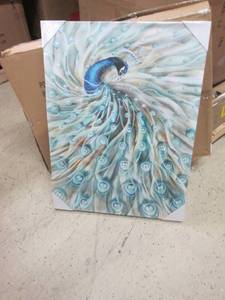 lot 54 image: Peacock Canvas open box, one suppor...