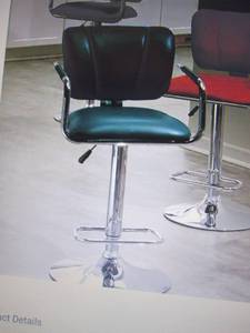 lot 62 image: Gaslift Bar Stool open box Retail $...