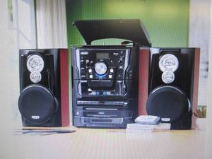 lot 84 image: Music System with 3-Speed Turntable...