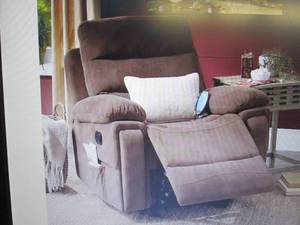 lot 90 image: Rocking Recliner with Massage and H...