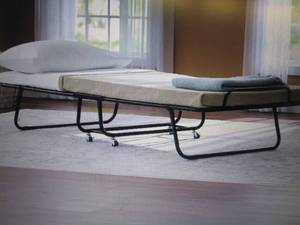 lot 106 image: Parker Folding Bed frame only , no ...