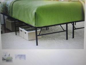 lot 107 image: Platform Bed Frame Twin  open box R...
