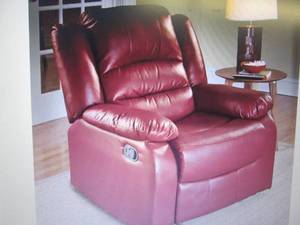 lot 110 image: Overstuffed Recliner open box Retai...