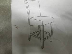 lot 132 image: Set of 2 Hudson Bar Stools with Bac...