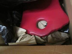 lot 160 image: 2 Nailhead Dining Chairs open box R...