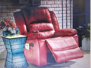 lot 177 image: Overstuffed Recliner with Massage o...