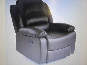 lot 186 image: Overstuffed Recliner open box Retai...
