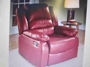 lot 187 image: Overstuffed Recliner open box Retai...