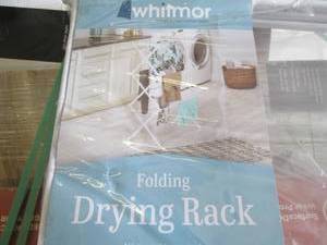 lot 264 image: Whitmor Folding Drying Rack open pk...