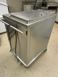 lot 505 image: ALLIANCE STAINLESS STEEL MOBILE PLATE HEATER