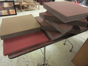 lot 532 image: GLASBAC 20X20 CARPET SQUARES