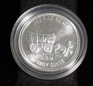 lot 15 image: 1 TROY OZ. .999 FINE SILVER PROSPECTOR IN AIRTITE